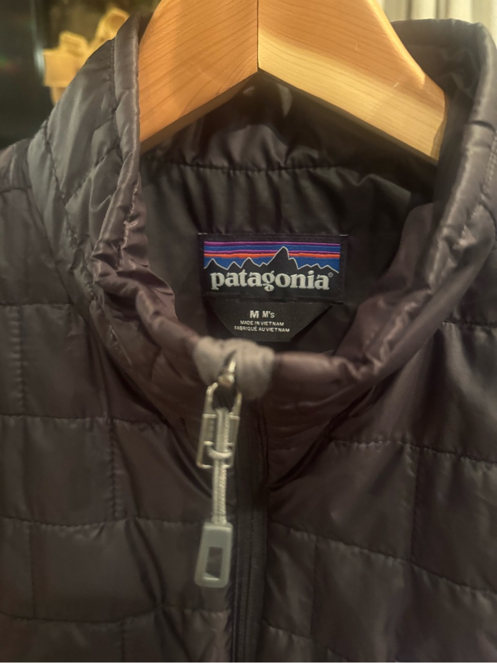 Mens Patagonia vest black M Medium EUC - Picture 5 of 15